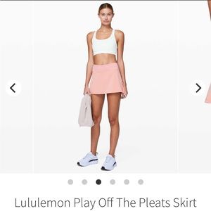 EUC lululemon tennis skirt 6